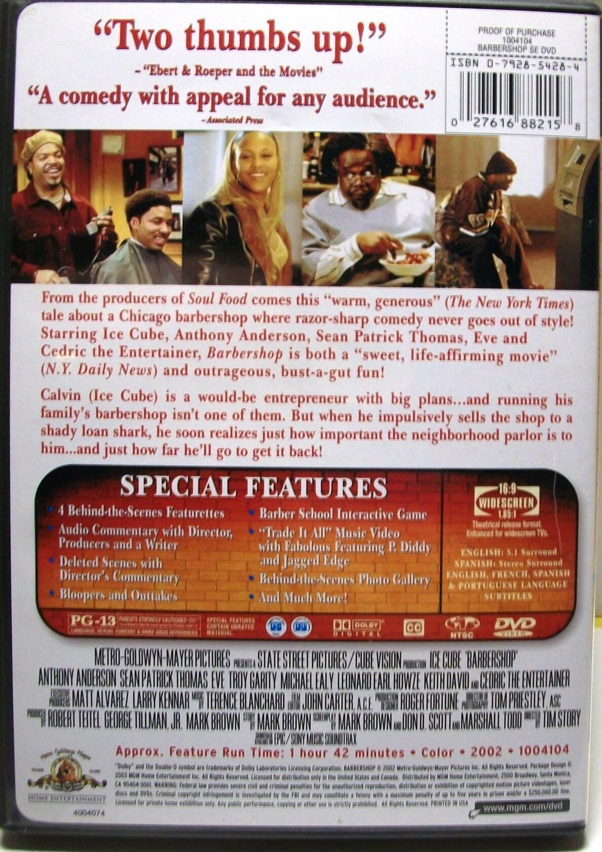 Barbershop (Widescreen Special Edition) [DVD] - Good