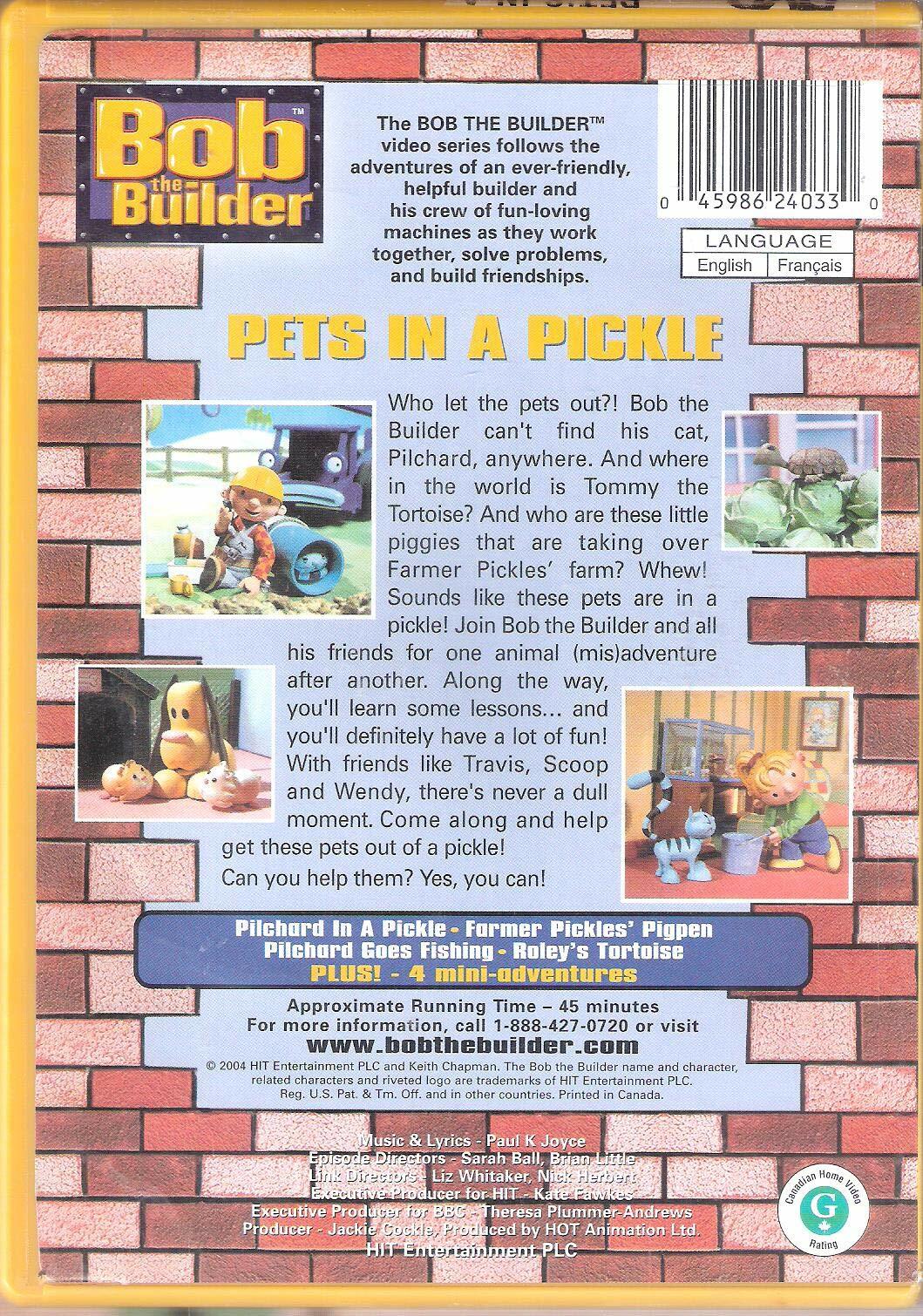 Bob the Builder: Pets in a Pickle [DVD] - Good