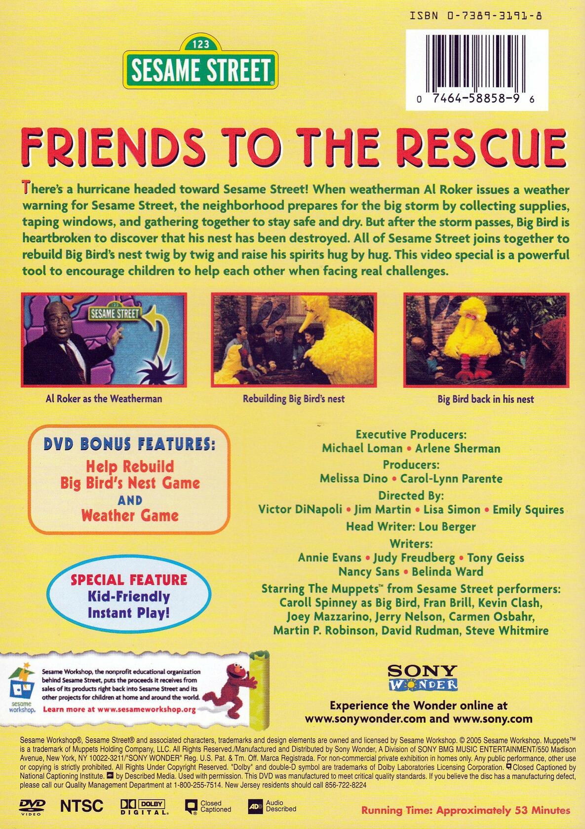 Sesame Street: Friends to the Rescue [DVD]