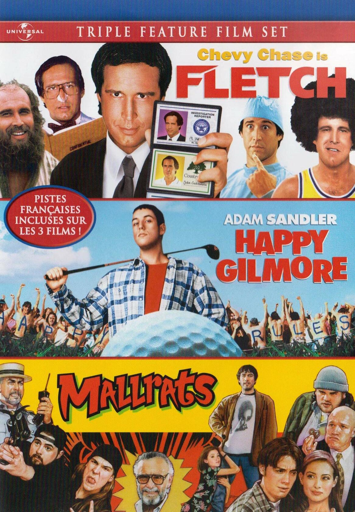 Fletch / Happy Gilmore / Mallrats Triple Feature (Bilingual) [DVD] - Good