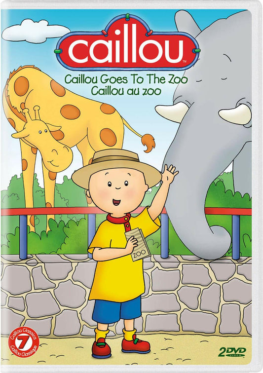 Caillou Classics - Volume 7 - Goes to the Zoo (Bilingual) [DVD] - Good