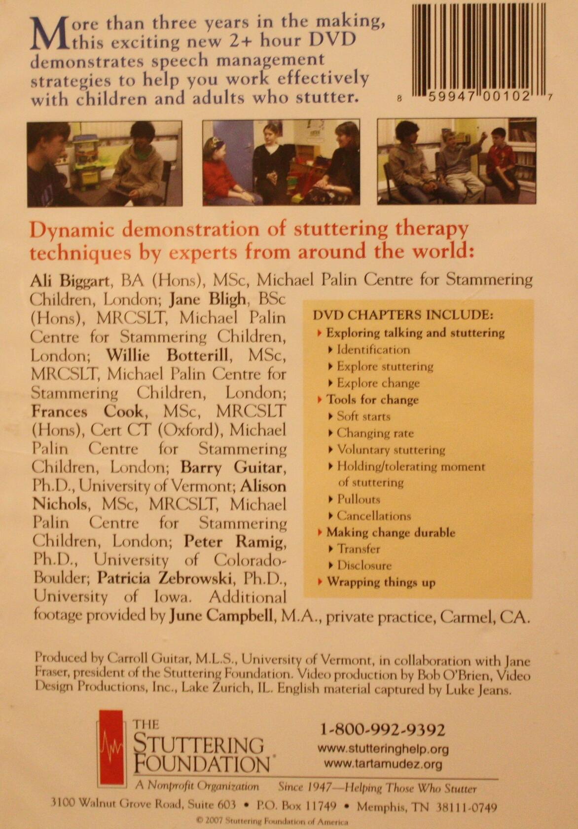Stuttering: Basic Clinical Skills [DVD] - Good