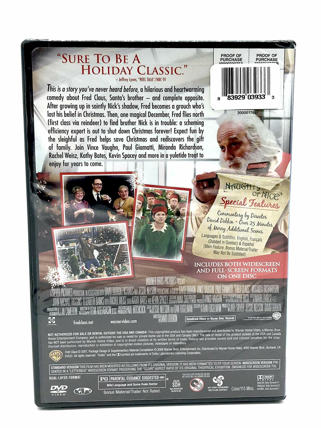 Fred Claus (FS/WS/DVD) (Sous-titres français) - Good