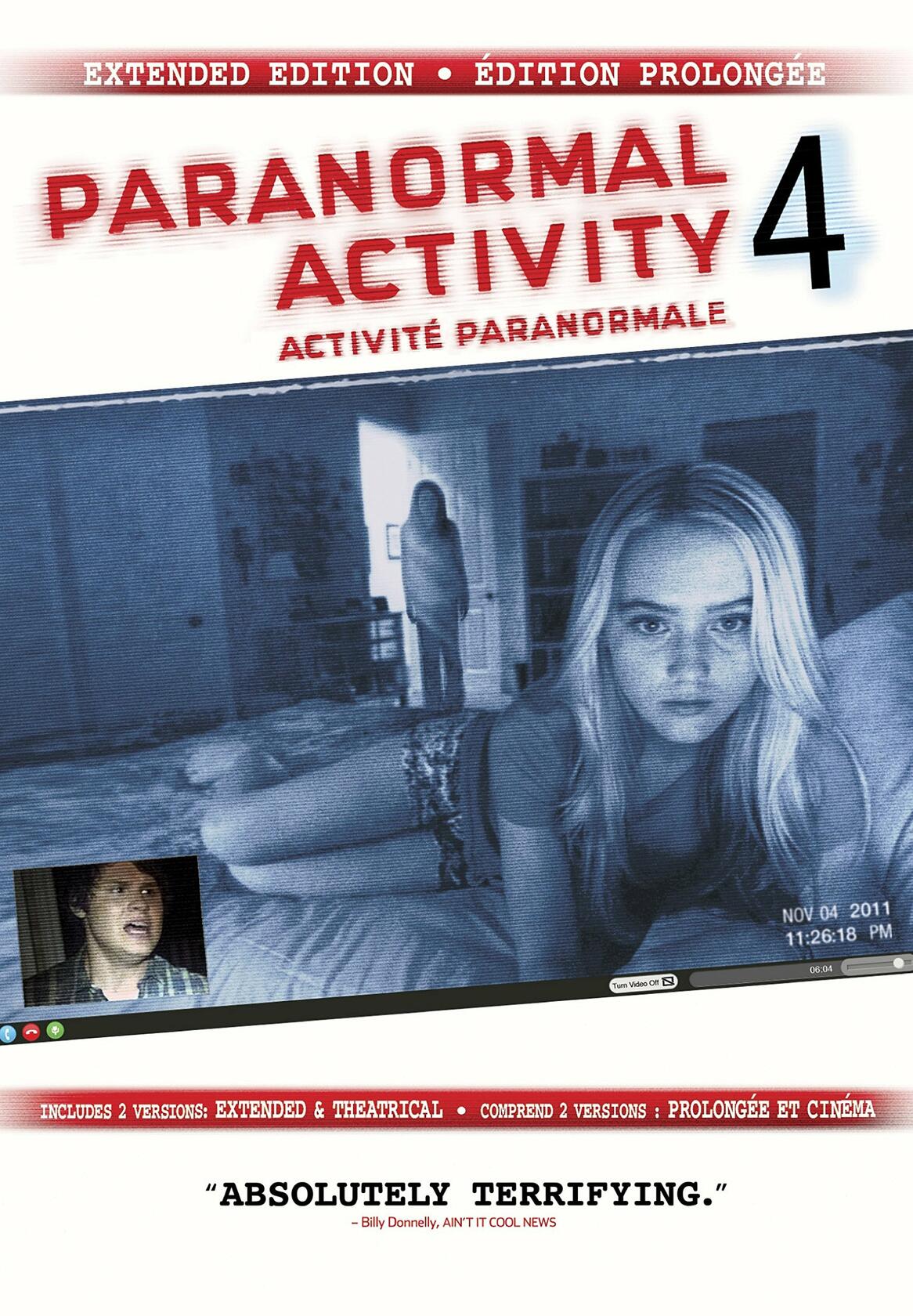 Paranormal Activity 4: Unrated Edition [DVD] - Good