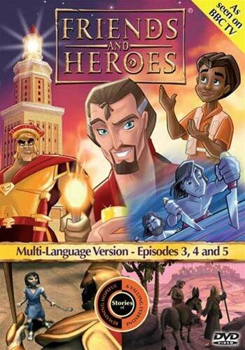 Friends and Heroes Multi-Language Episodes 3, 4 & 5 - Includes Bible Stories David and Goliath, Jesus's Birth the Nativity and Gideon [DVD]