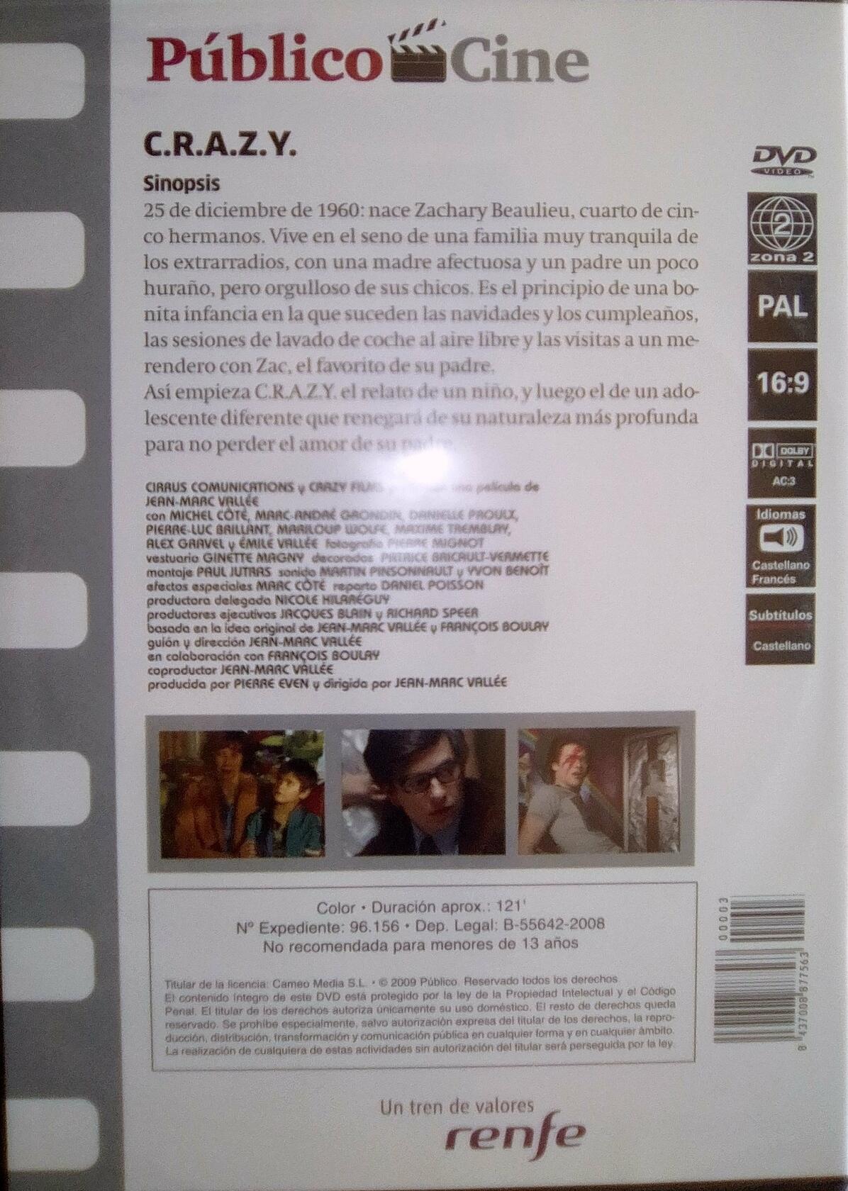 C.R.A.Z.Y. (Version française) [Import] - Very Good