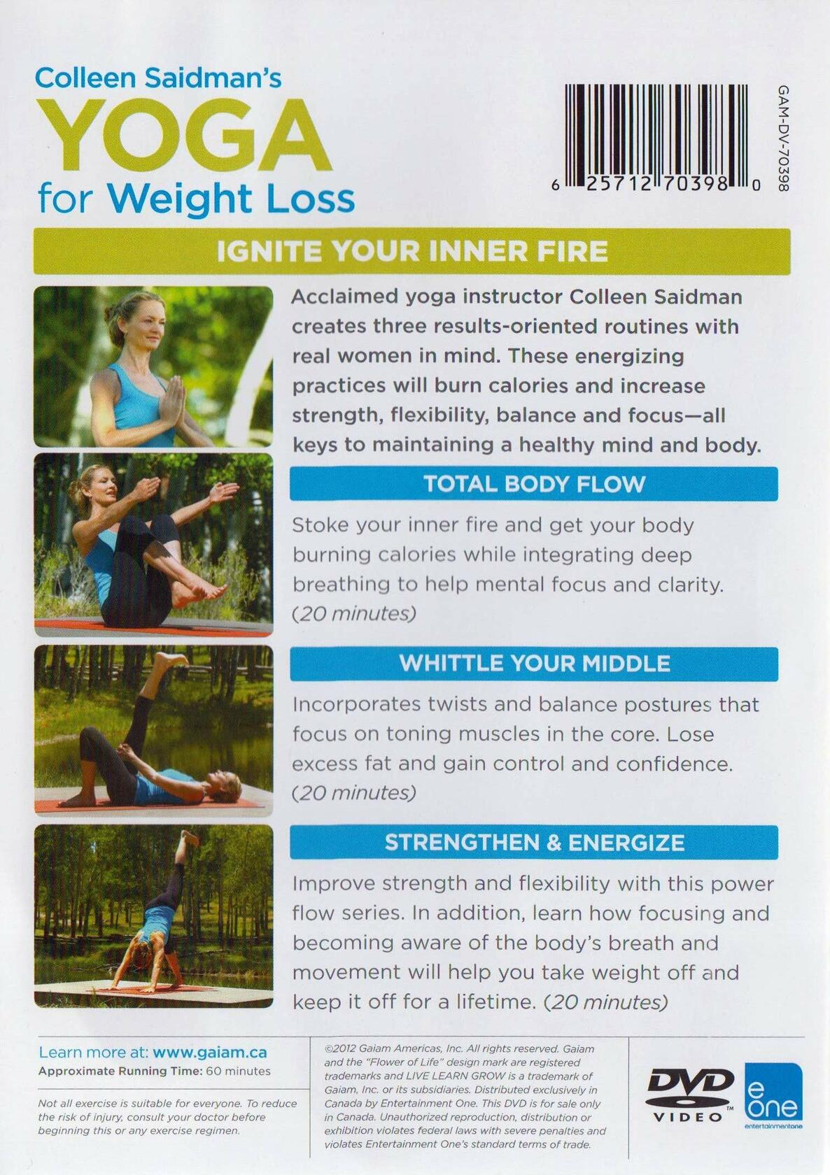 FORMER EXCL: COLLEEN SAIDMANS YOGA FOR WEIGHT LOSS [DVD]