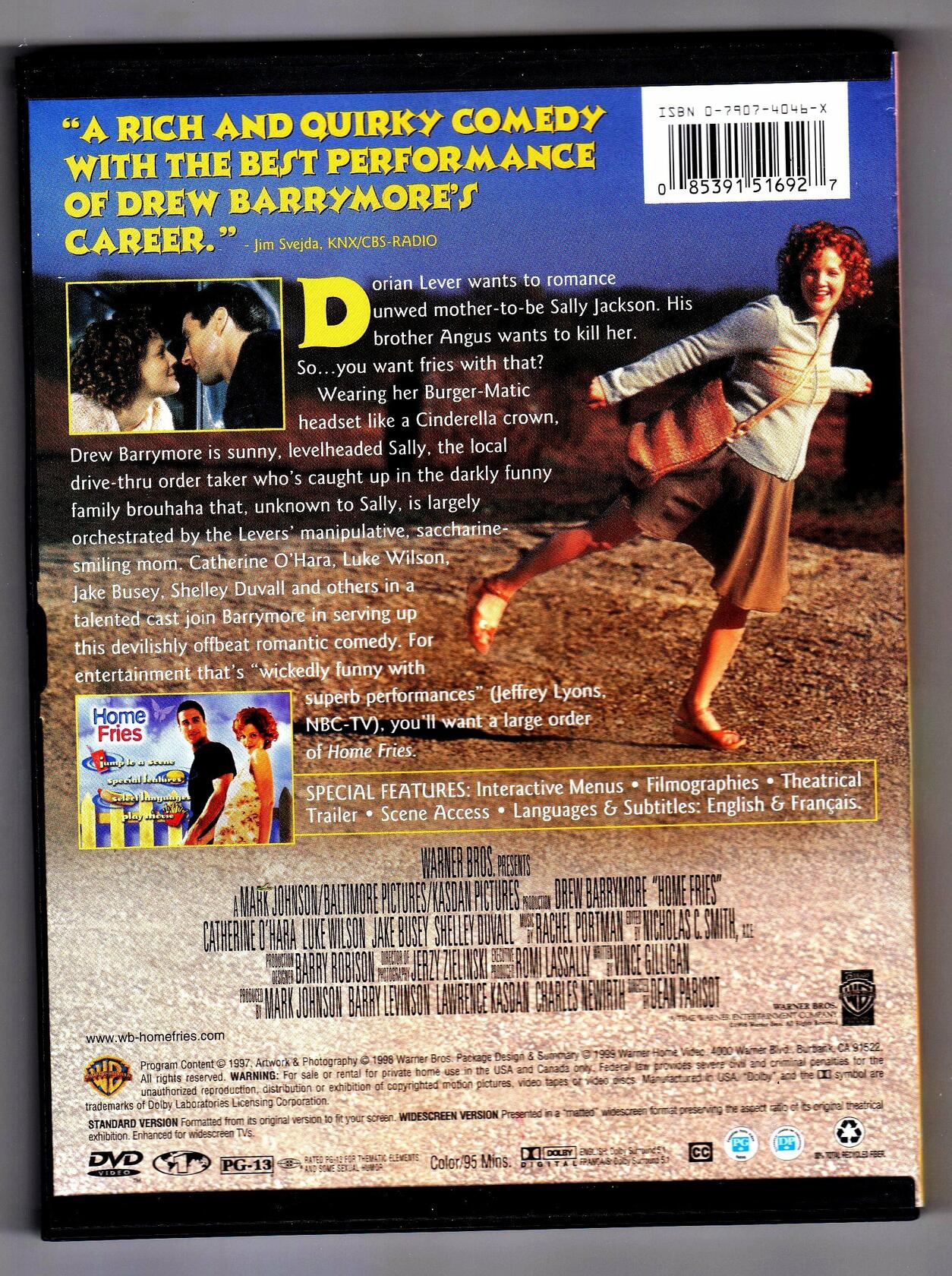 Home Fries (Widescreen/Full Screen) [DVD] - Good