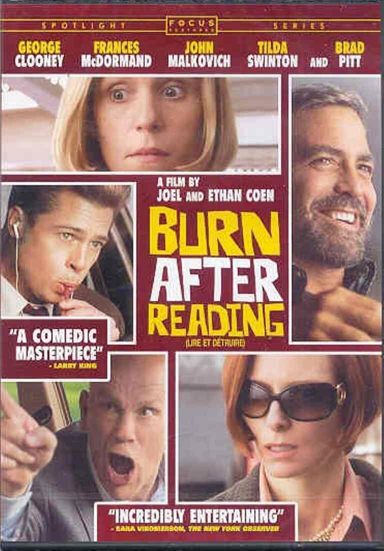 Burn After Reading Coen, Joel