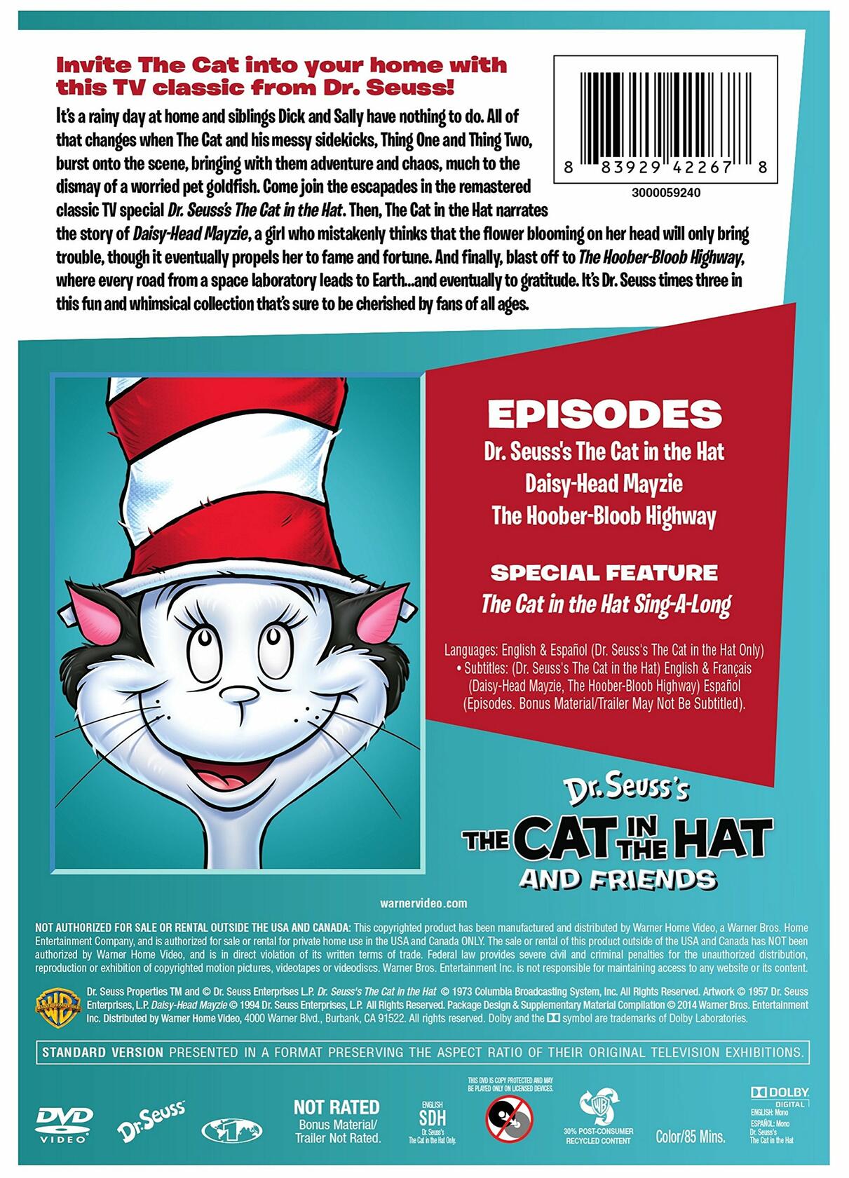 Cat in the Hat and Friends [DVD]
