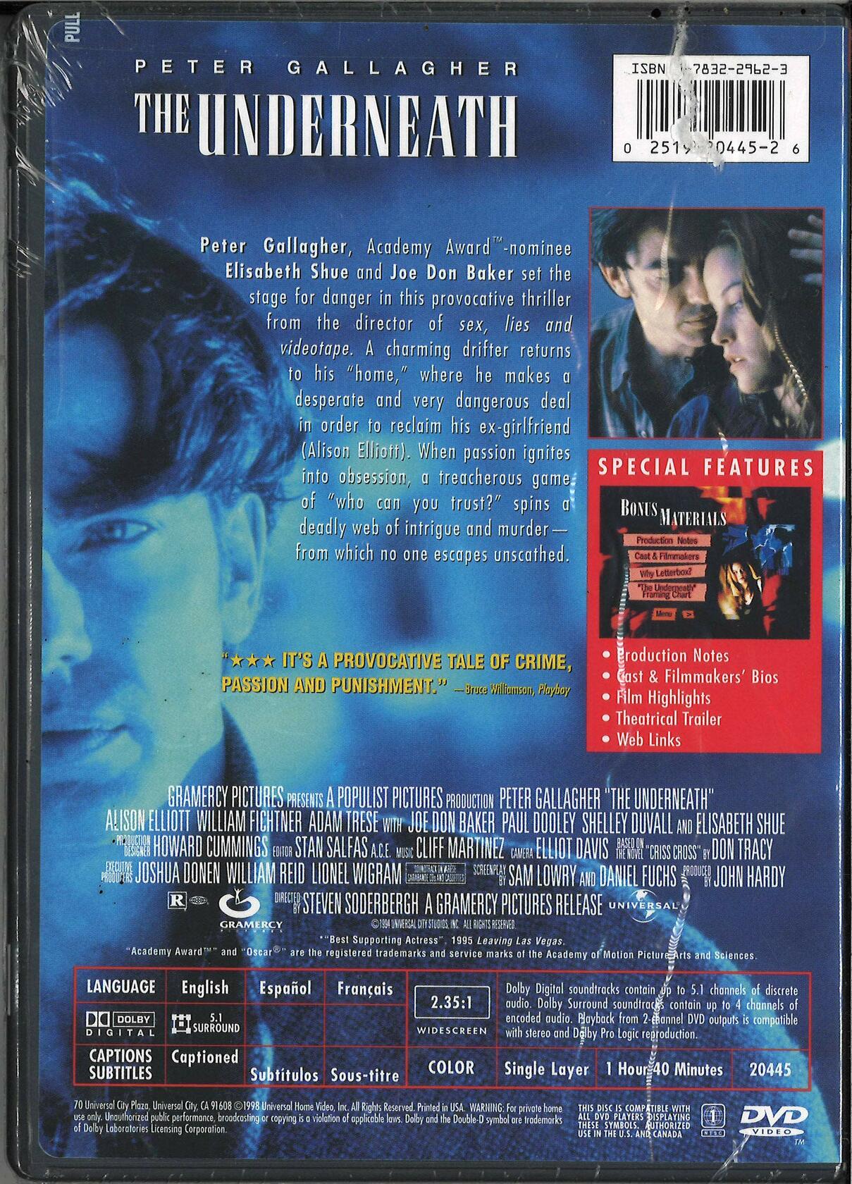 The Underneath [DVD] - Good