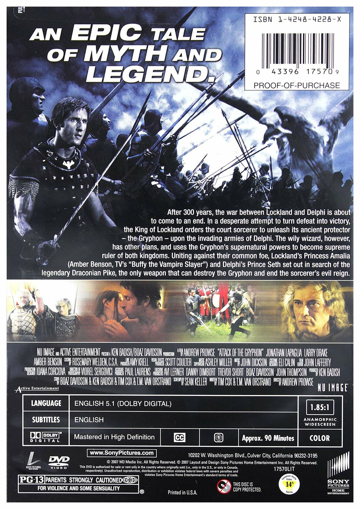 Attack of the Gryphon [DVD] - Good