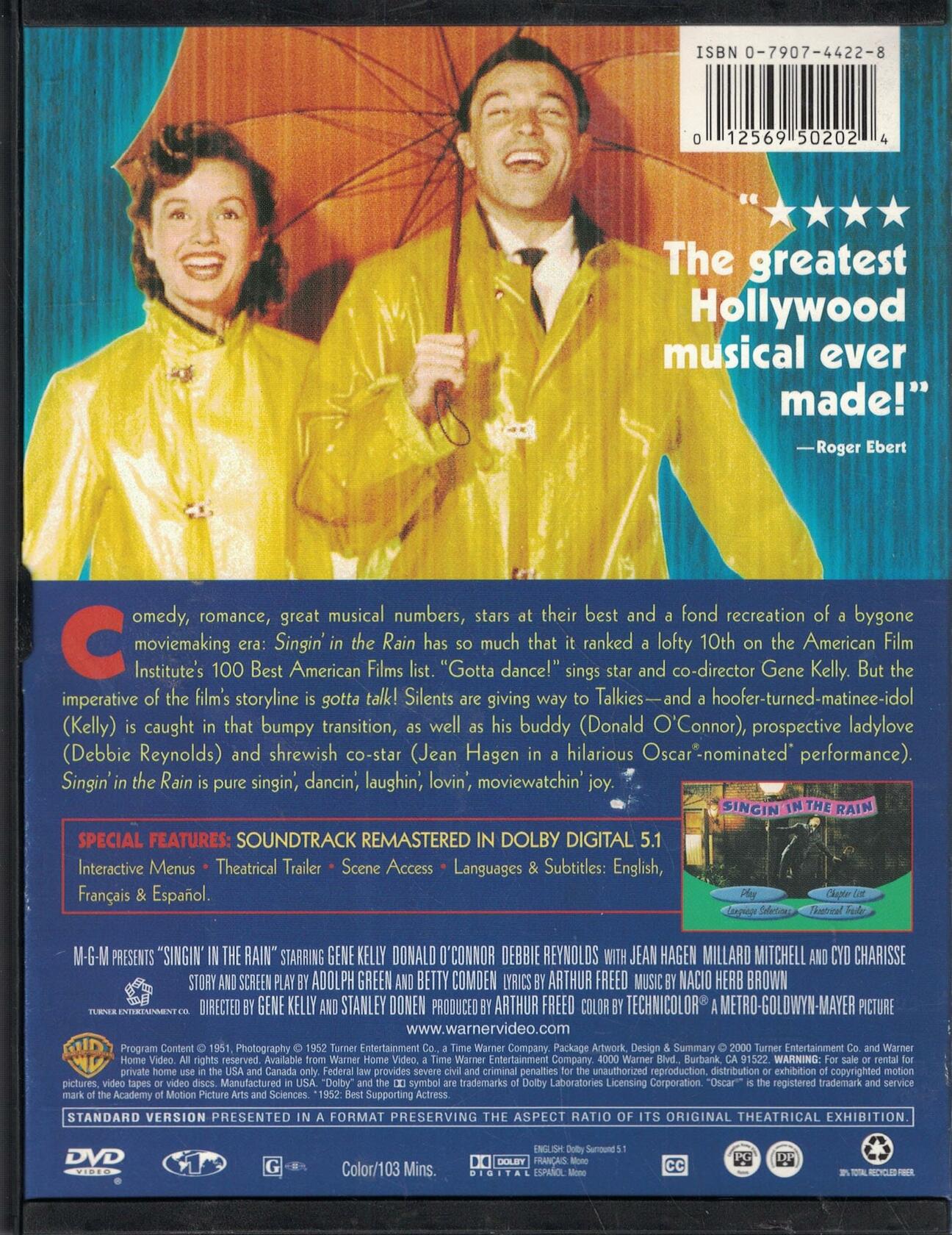 Singin' in the Rain [DVD] - Good