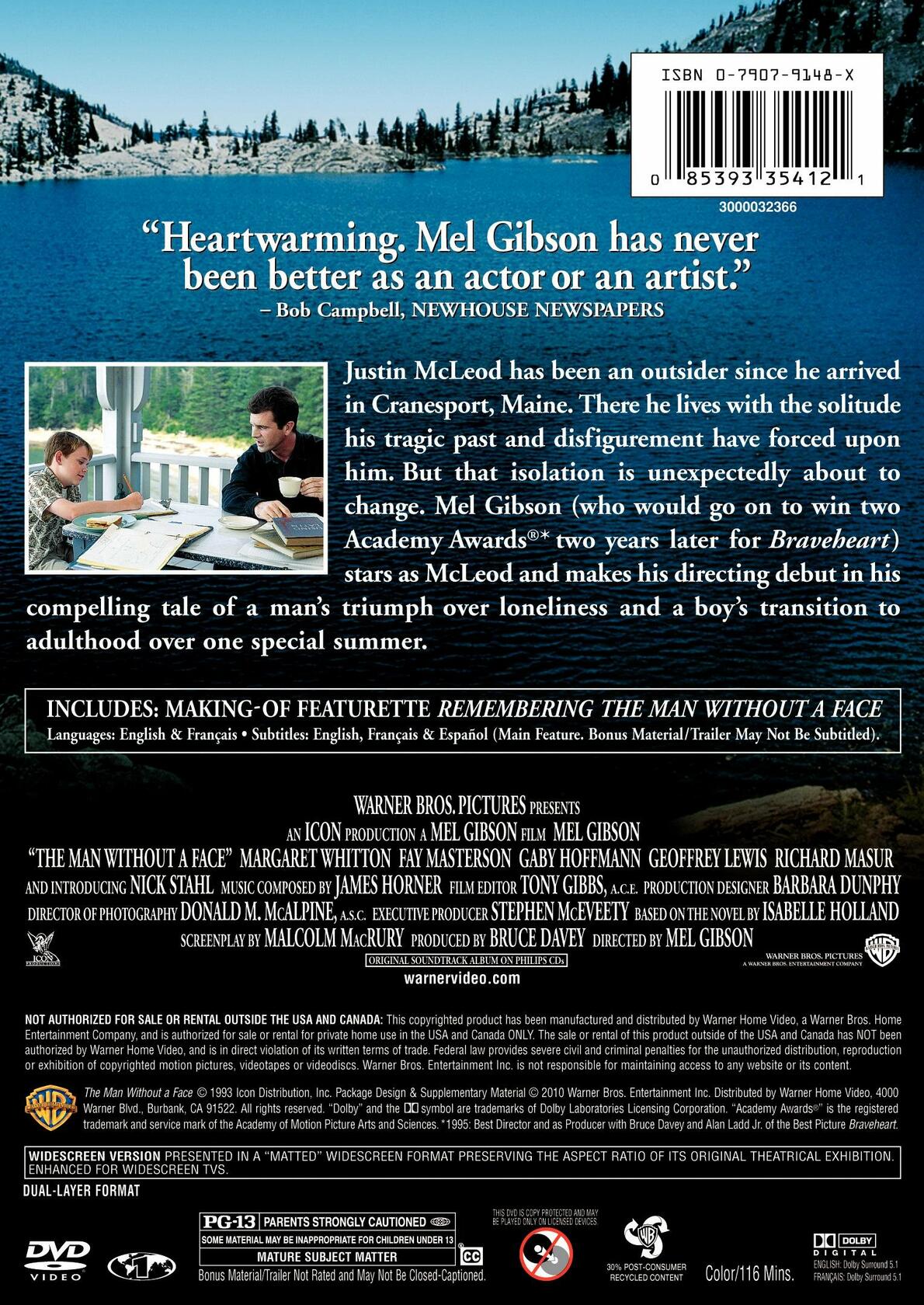 The Man without a Face [DVD] - Good