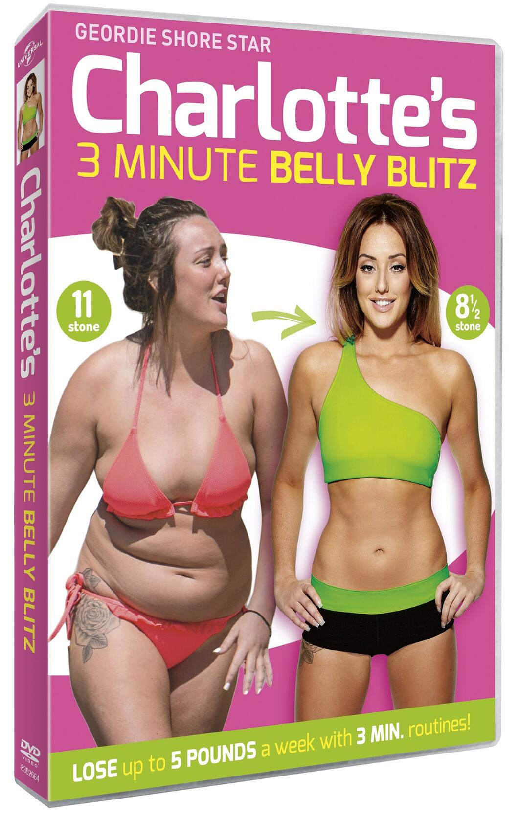 Charlotte Crosby's 3 Minute Belly Blitz [DVD] [2014] [DVD] - Good