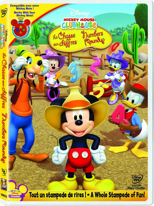 MMCH: Mickey’S Numbers Round-Up - DVD Bilingue - Good