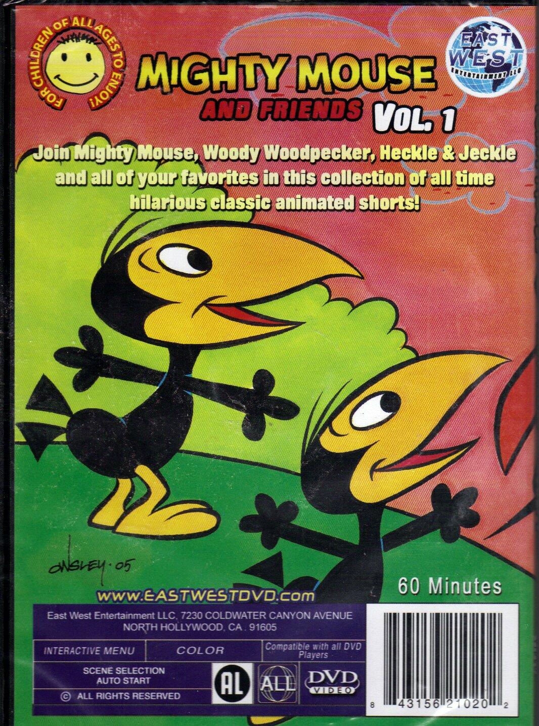 Mighty Mouse and Friends Vol 1~ Featuring: Little Audrey, Woody Woodpecker, the Talking Magpies, Herman, Buzzy, Felix the Cat, and More[slim Case] - Good