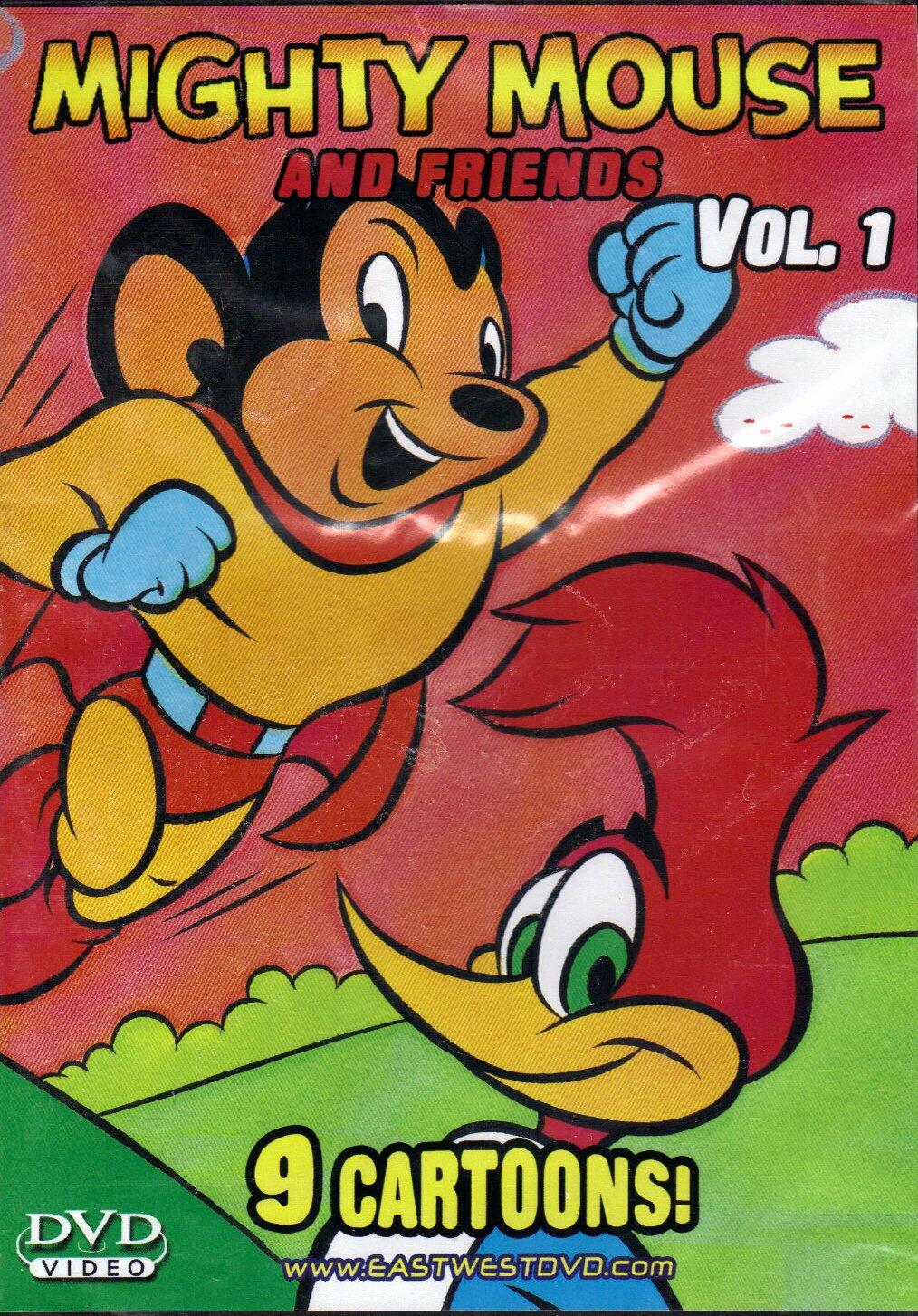 Mighty Mouse and Friends Vol 1~ Featuring: Little Audrey, Woody Woodpecker, the Talking Magpies, Herman, Buzzy, Felix the Cat, and More[slim Case] - Good