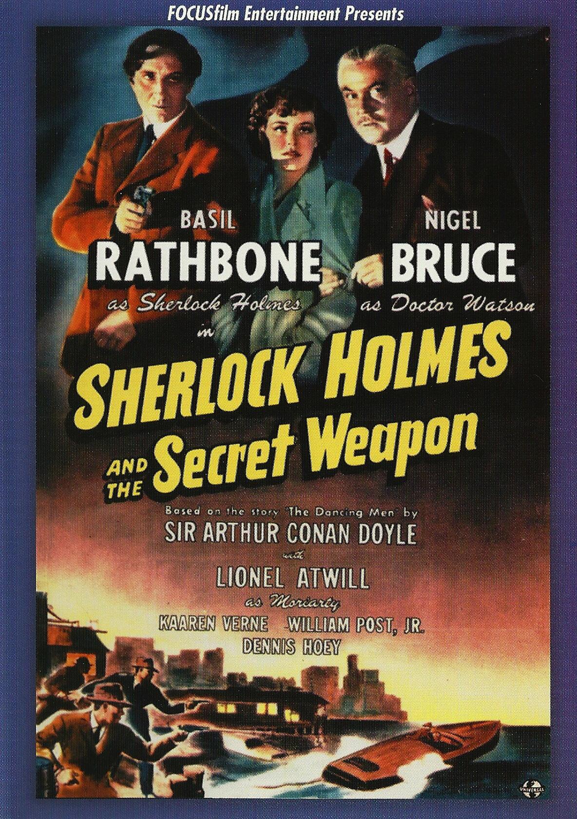 Sherlock Holmes & The Secret Weapon (Bilingual) [DVD] - Good