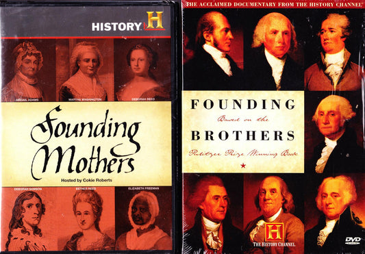 Founding Brothers , Founding Mothers : The History Channel 2 Pack Collection - 3 Disc Box Set [DVD] - Good