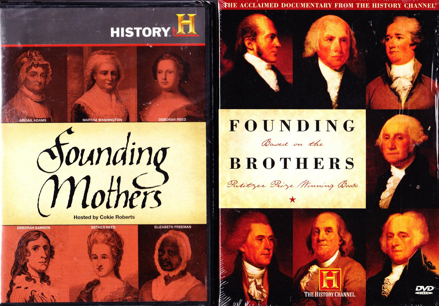 Founding Brothers , Founding Mothers : The History Channel 2 Pack Collection - 3 Disc Box Set [DVD] - Good