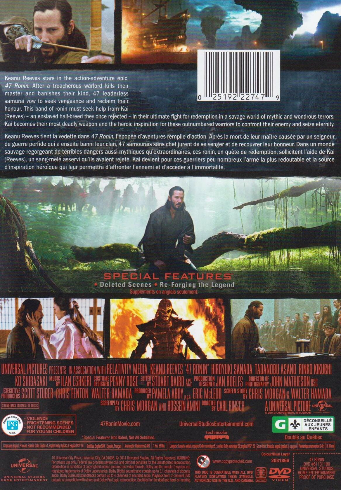 47 Ronin [DVD] - Good