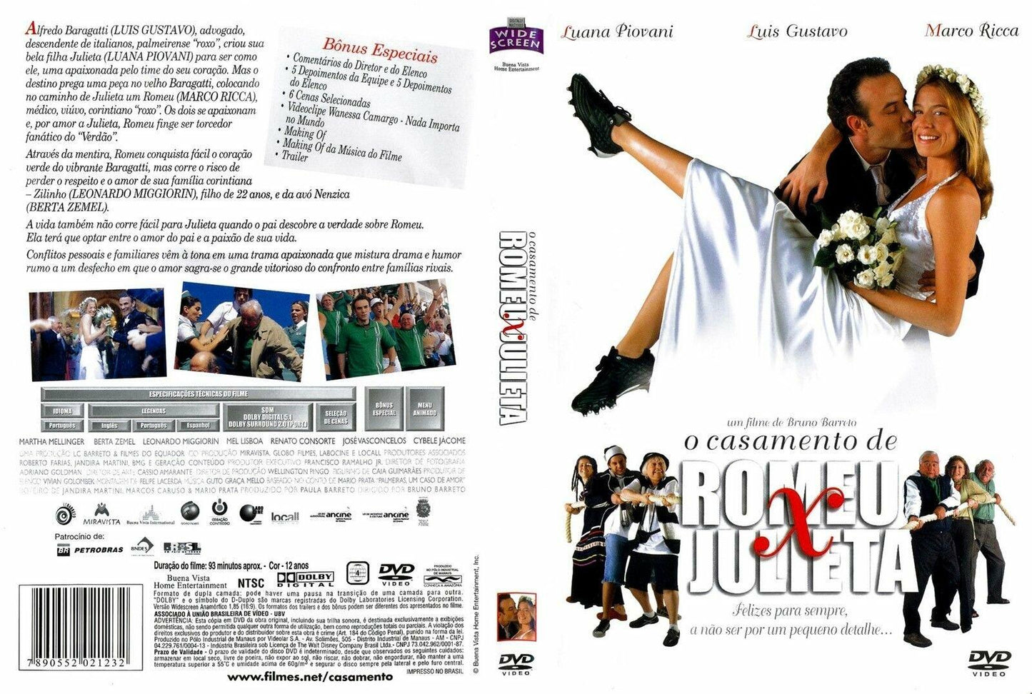 DVD O Casamento de Romeu e Julieta [ Romeo and Juliet Get Married ] [Audio CD] - Good