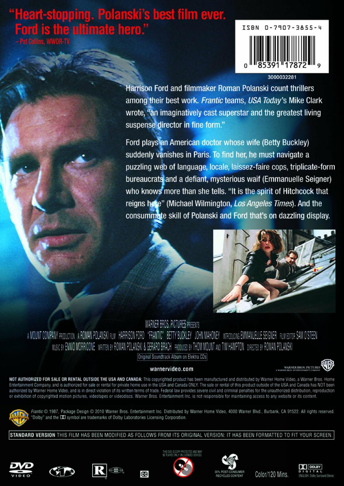 Frantic [DVD] - Good