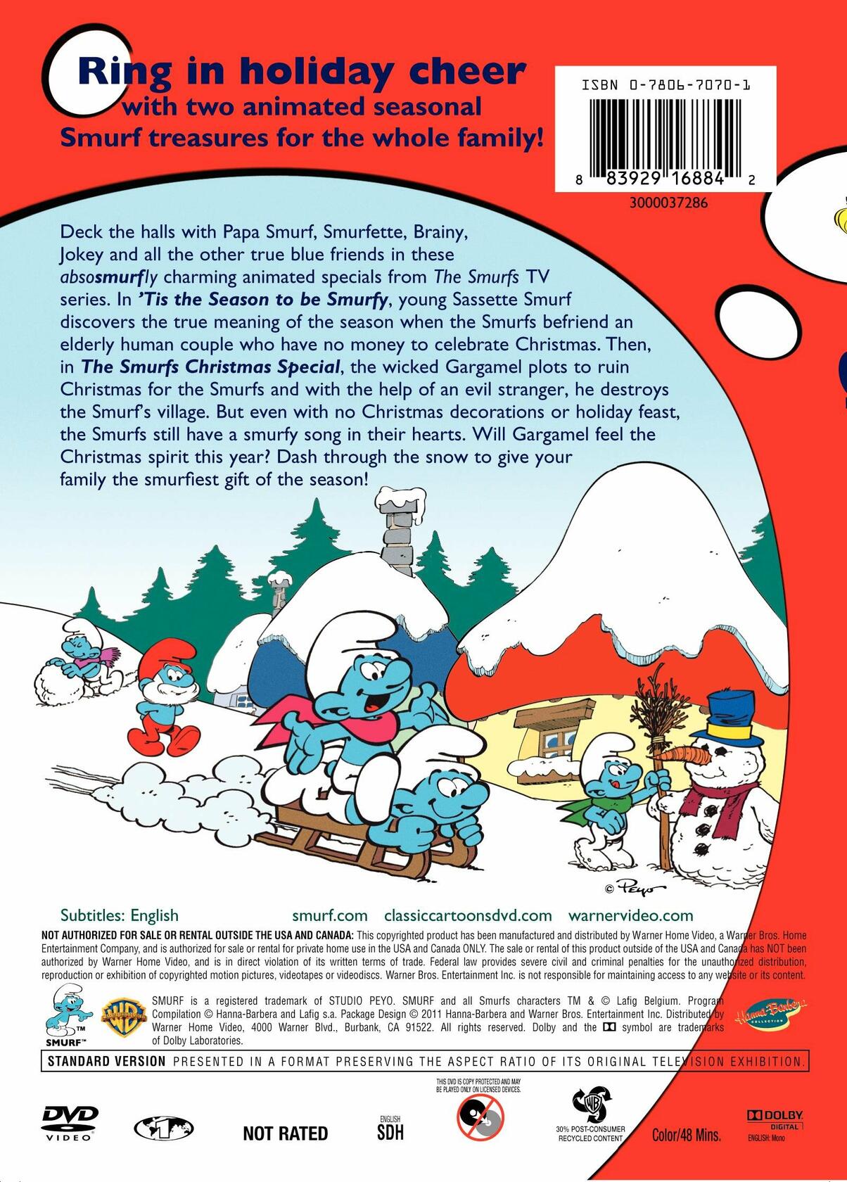 The Smurfs Holiday Celebration [DVD] - Good