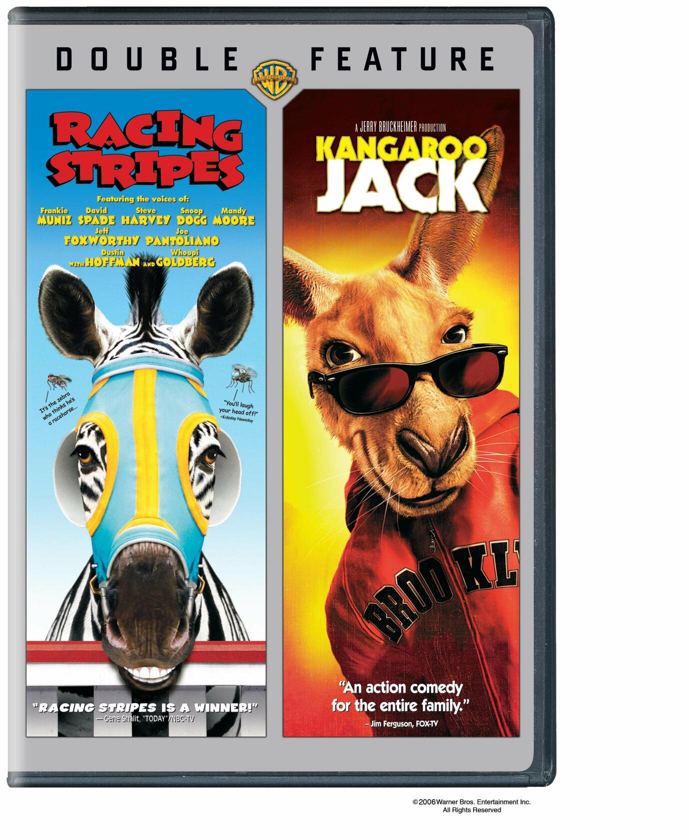Racing Stripes / Kangaroo Jack (Double Feature) [DVD] - Good