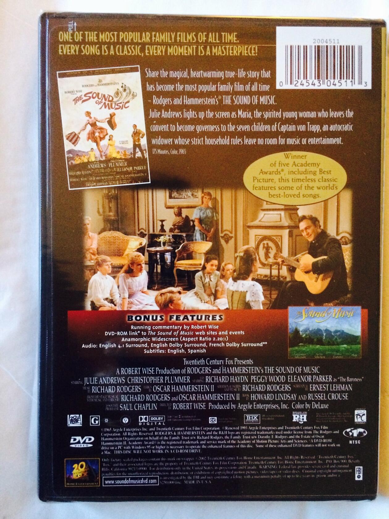 The Sound Of Music [DVD] - Good