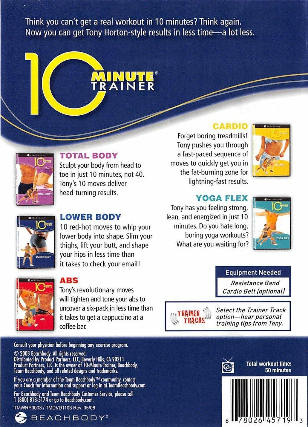 Beachbody - Tony Horton's 10 Minute Trainer - 2 DVD Set [DVD] - Good