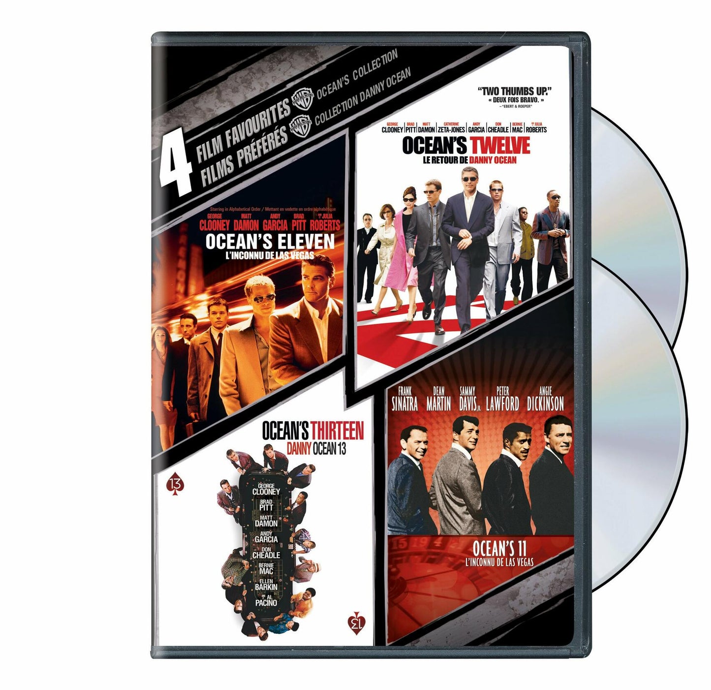 4 Film Favorites Ocean's Collection (Ocean's 11 / Ocean's Eleven / Ocean's Twelve / Ocean's Thirteen) [DVD] - Good