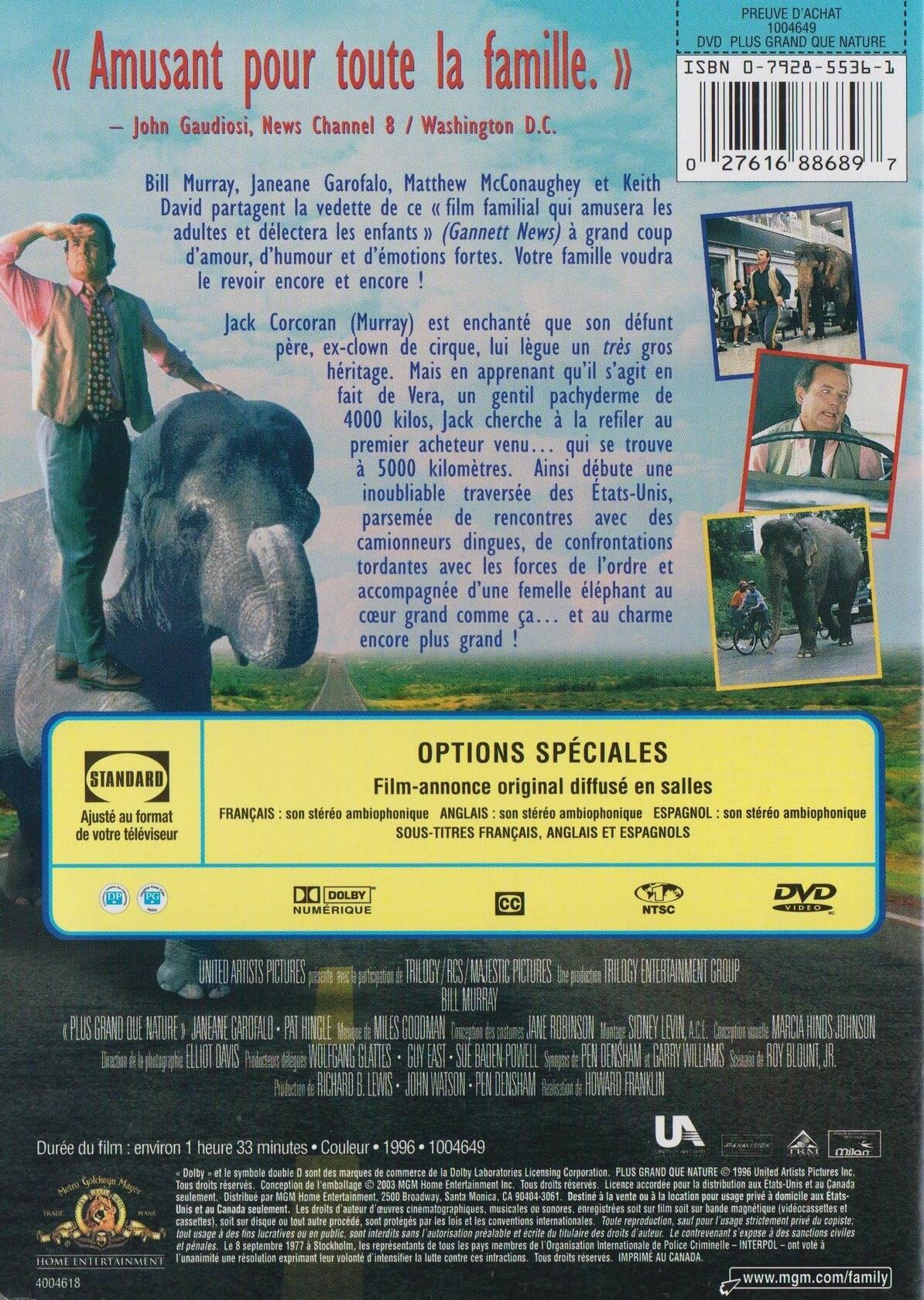 Plus Grand Que Nature [DVD]