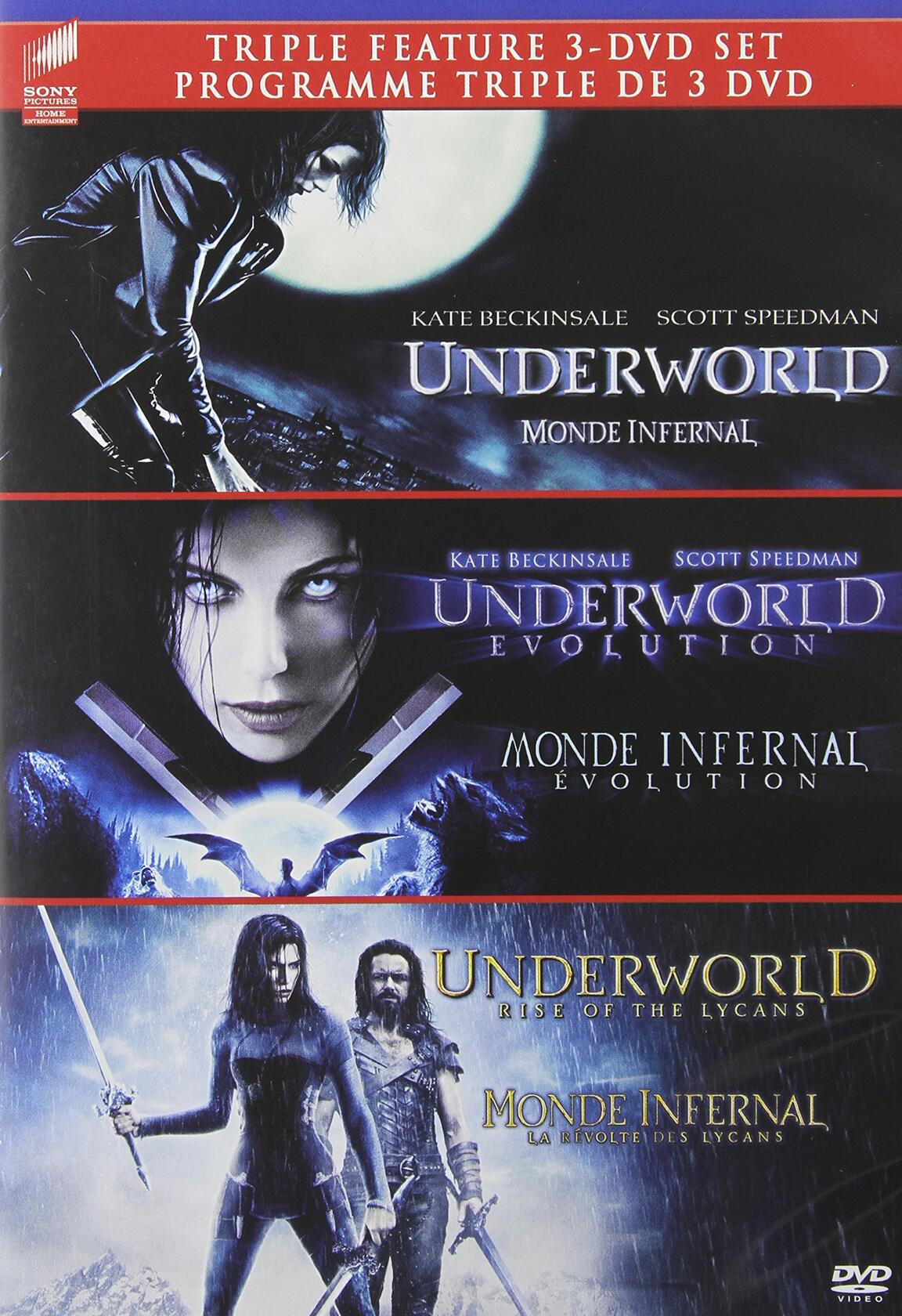 Underworld 1-3 Triple Feature Bilingual [DVD] - Good