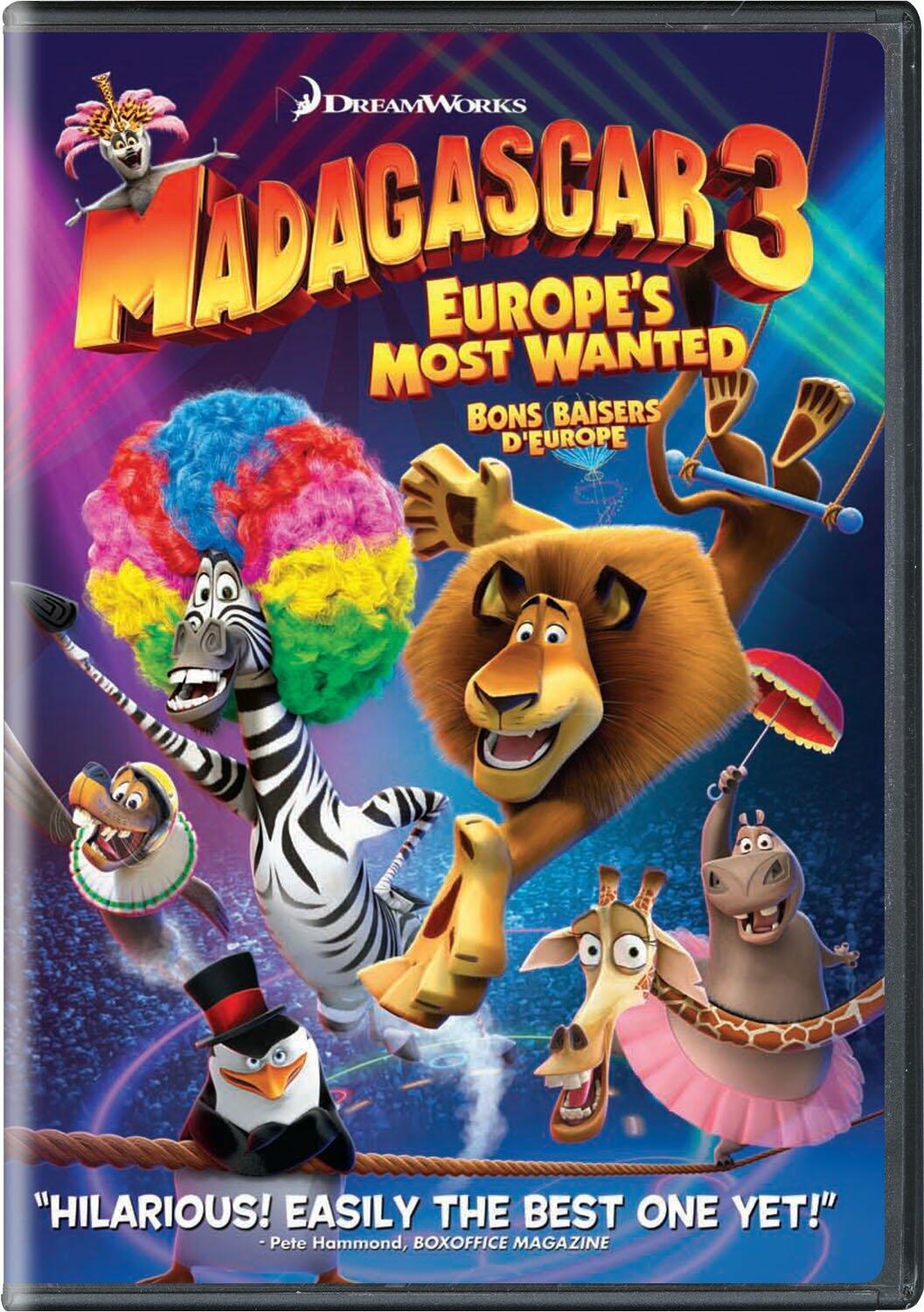 Madagascar 3: Europe's Most Wanted (Bilingual) [DVD] - Good