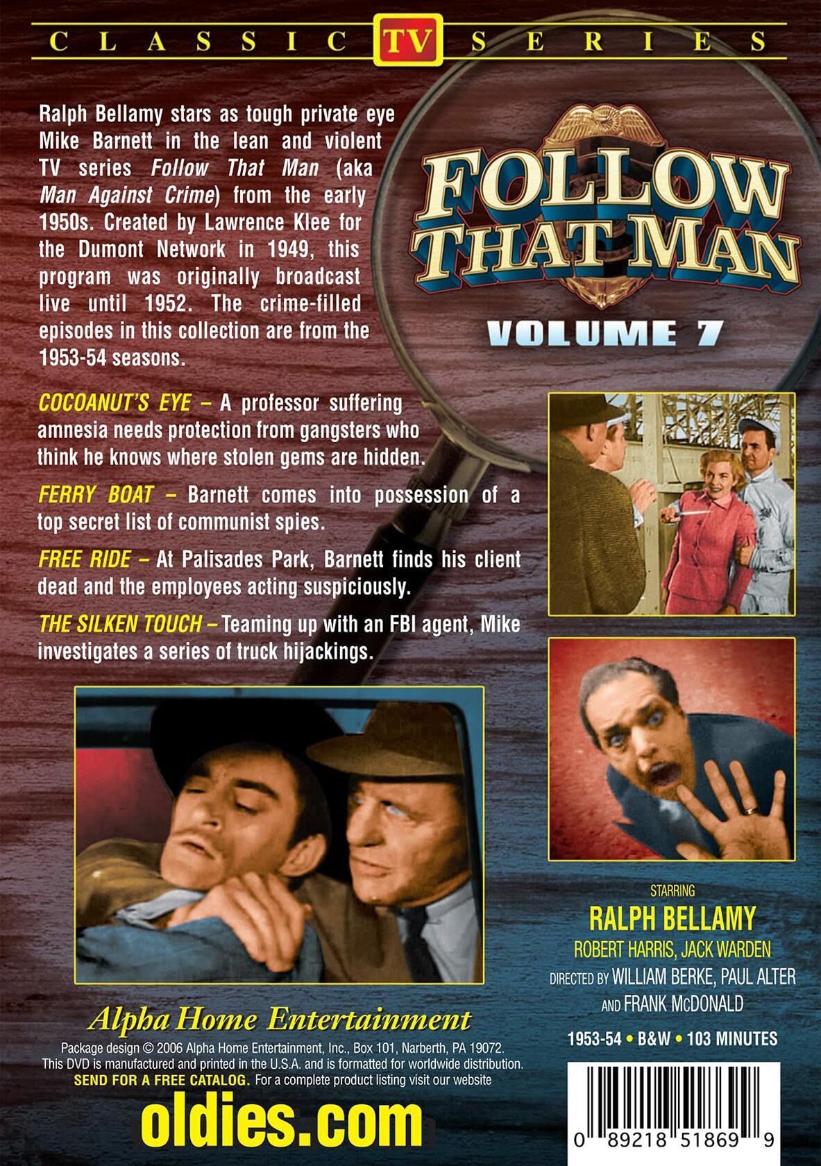 Follow That Man (aka Man Against Crime), Volume 7 [DVD]