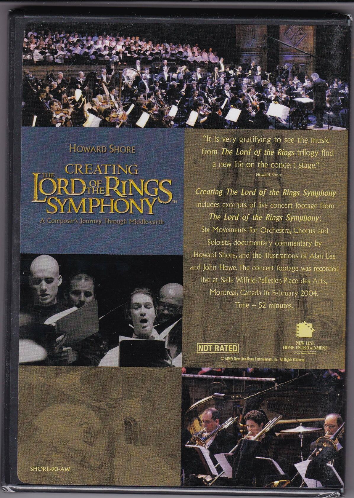Howard Shore Creating the Lord of the Rings Symphony [DVD]