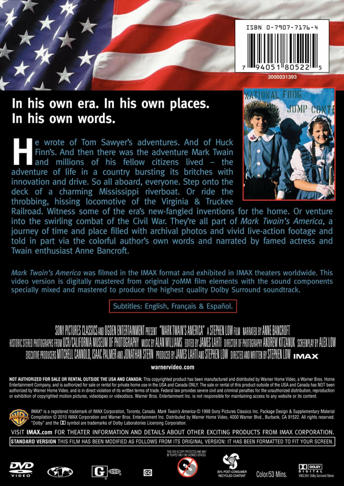 Mark Twain's America (IMAX) [DVD]