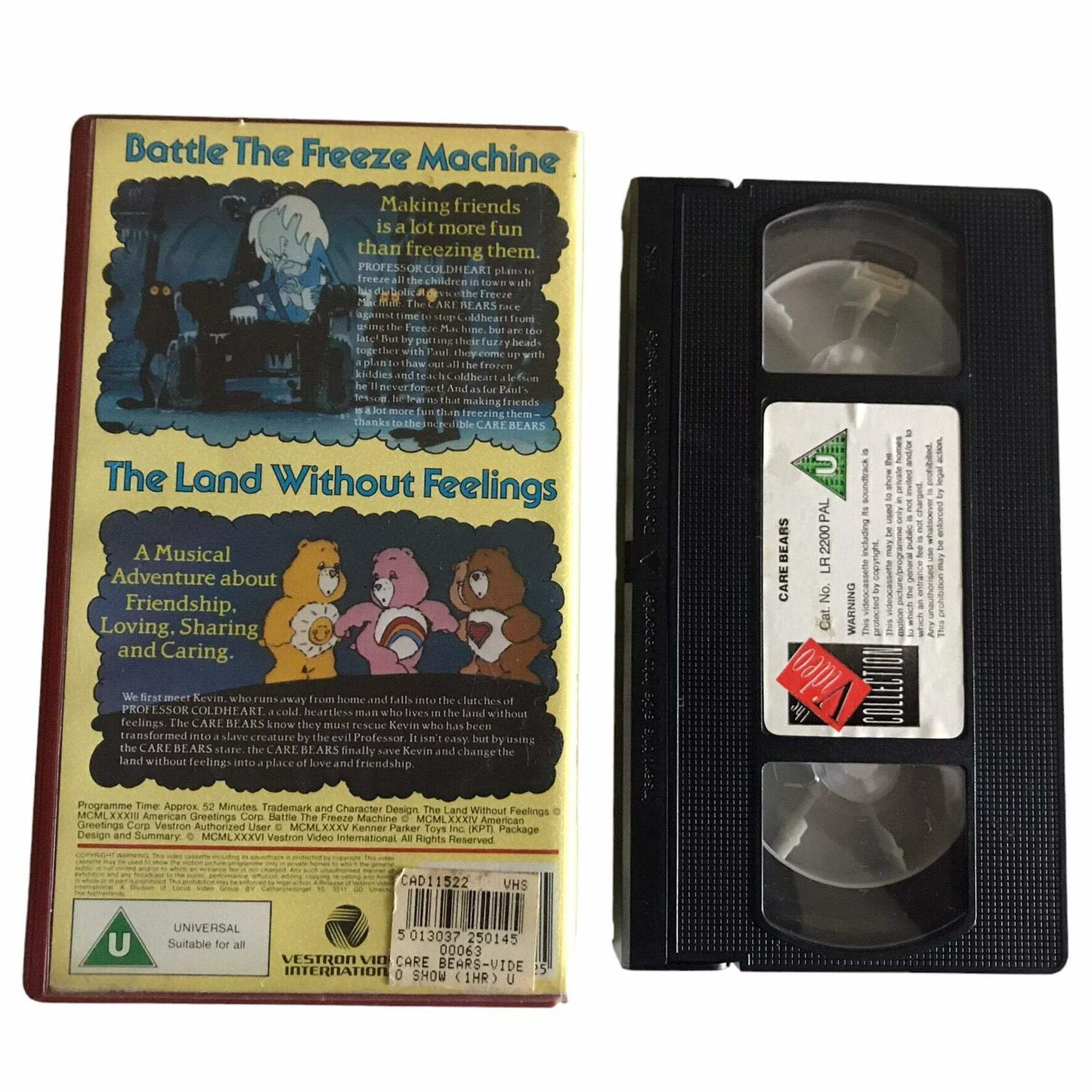 The Care Bears - Battle The Freeze Machine - Vestron Video - LR2200 - Kids - Pal - VHS [VHS Tape]