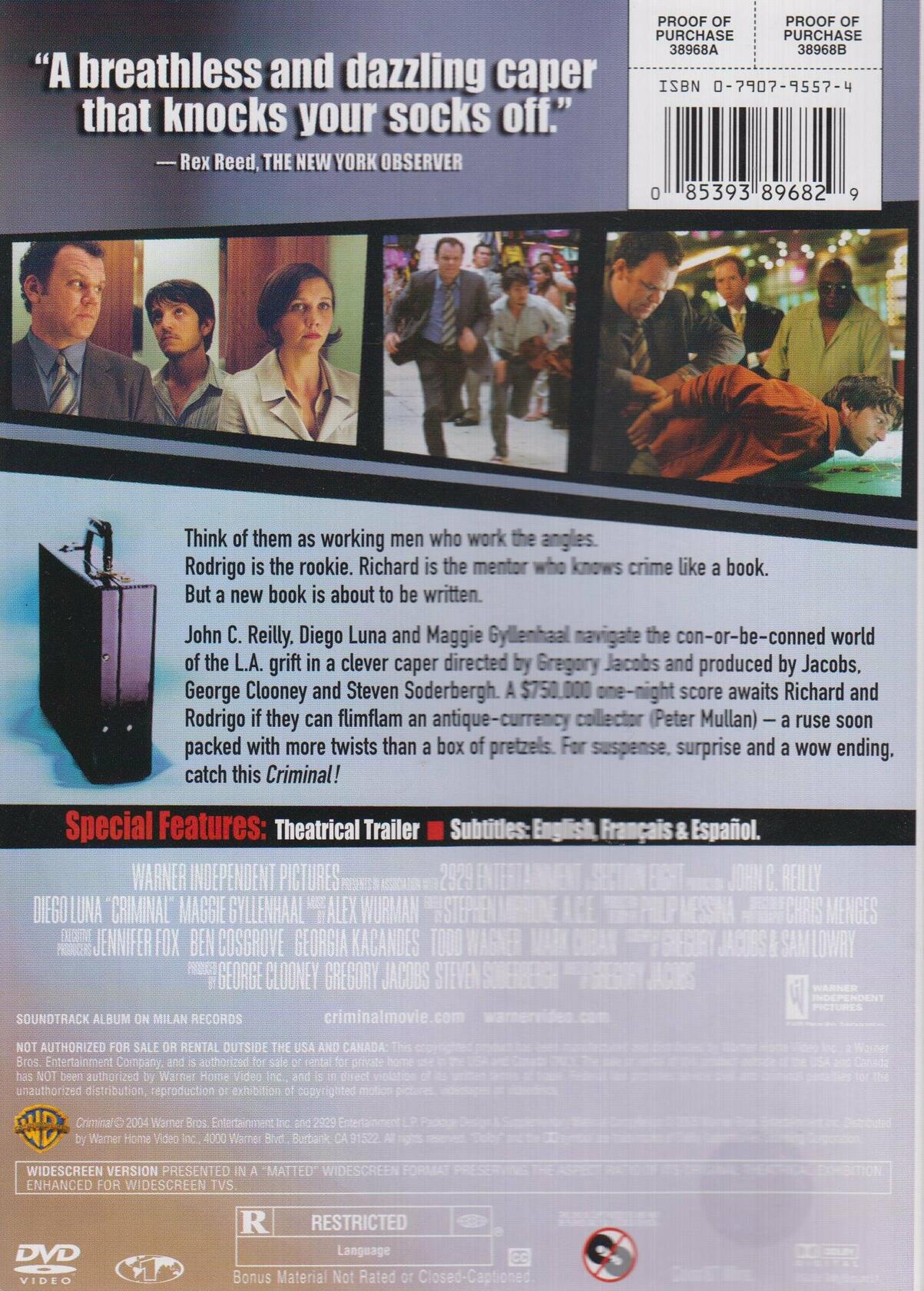Criminal [Import] [DVD]
