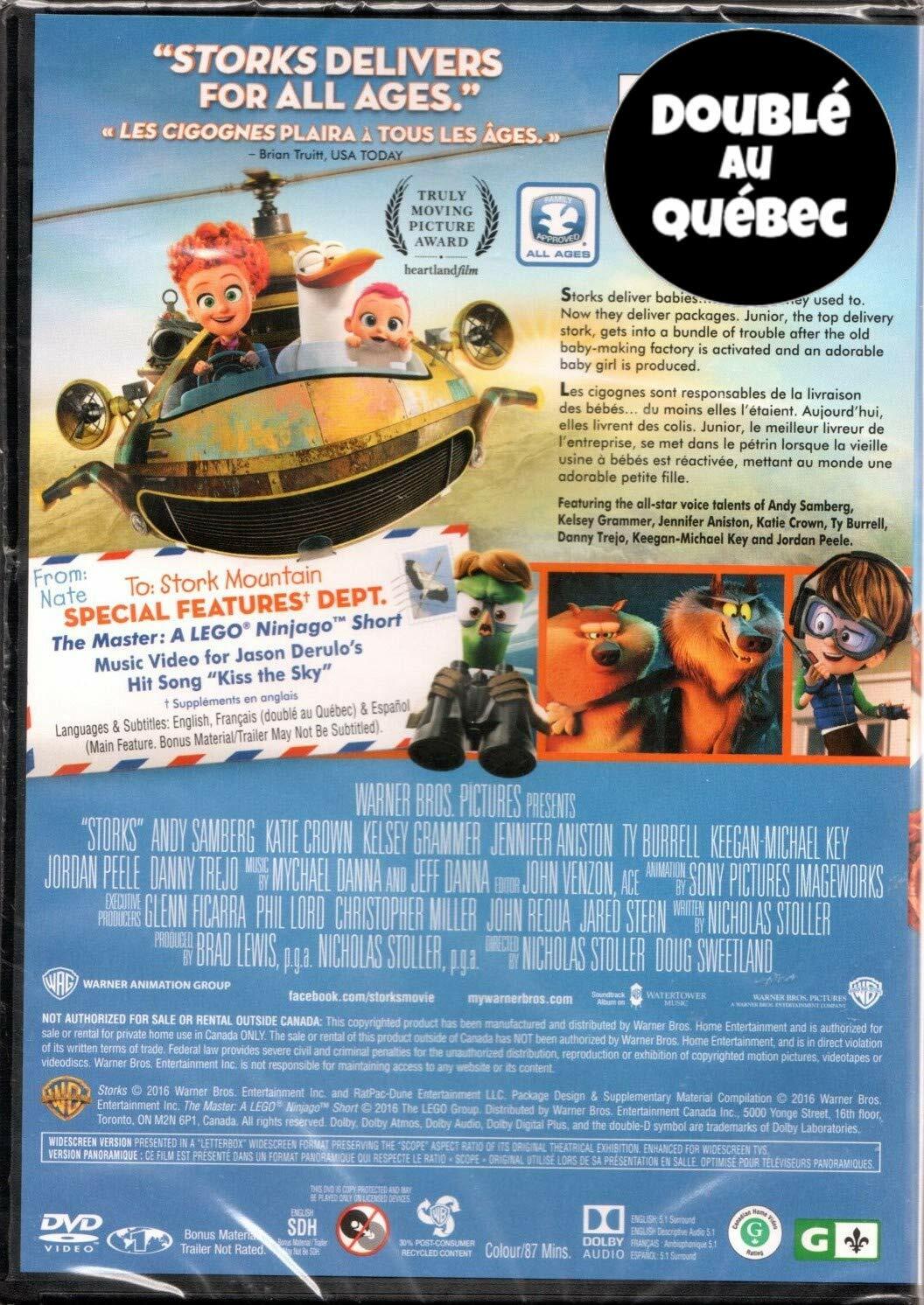 Les Cigognes (English/French) 2016 (Widescreen) Doublé au Québec (Cover Bilingue)
