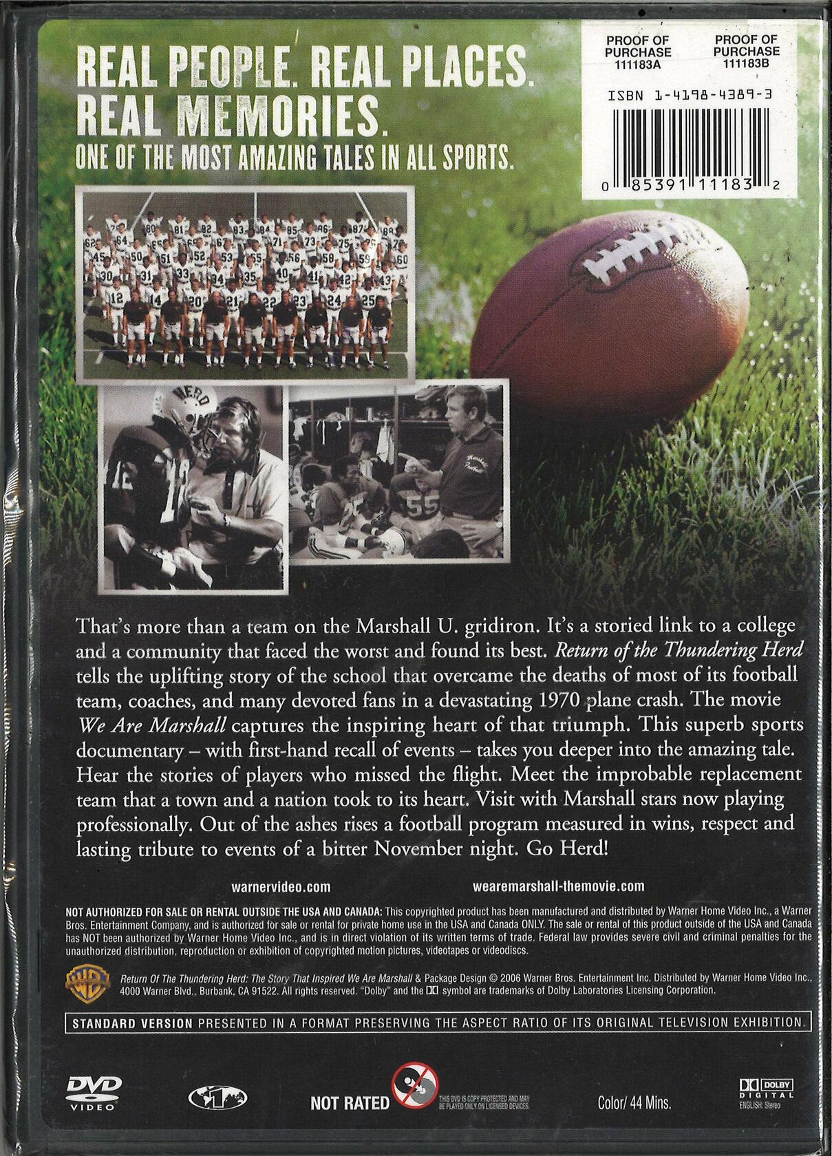Return of the Thundering Herd [Import] [DVD]
