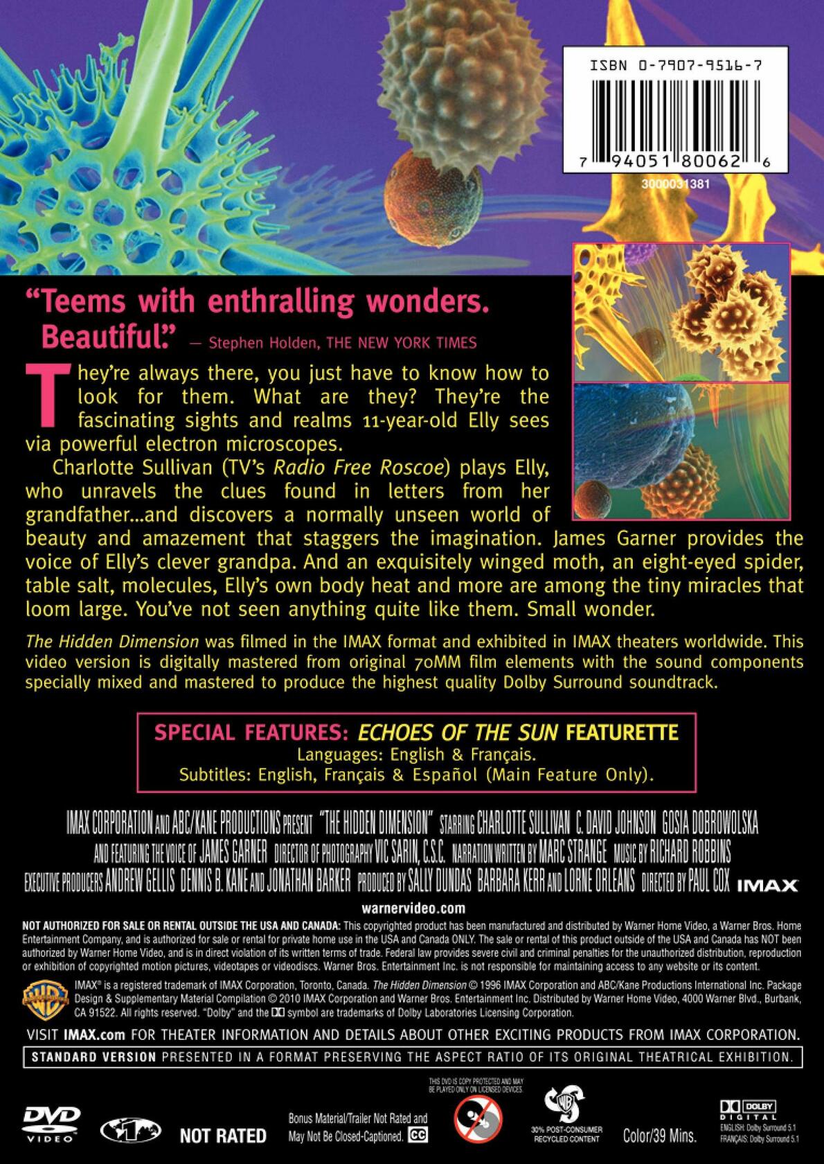 IMAX: The Hidden Dimension [DVD]