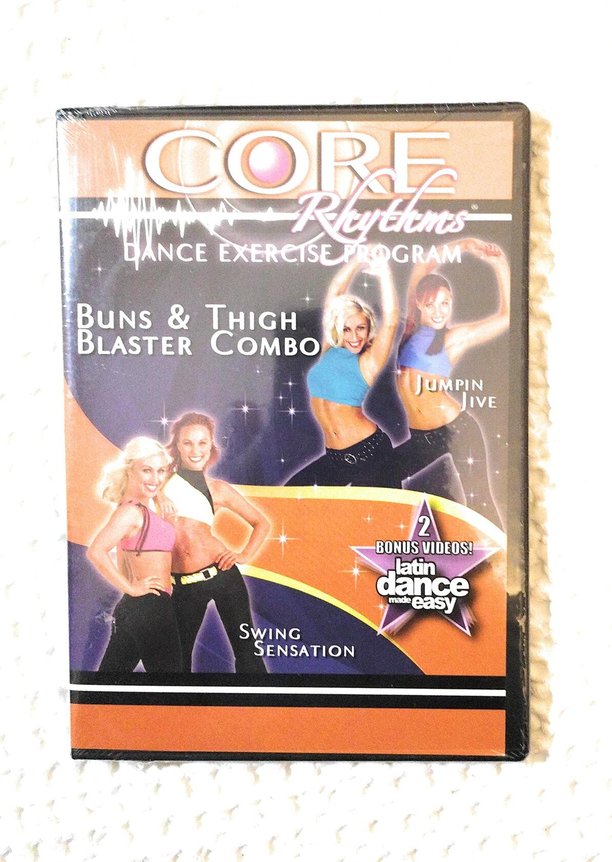 Core Rhythms Dance Excercise Program Buns Blaster & Thigh Combo Jumpin Jive / Swing Sensation Latin Dance Made Easy DVD [DVD]