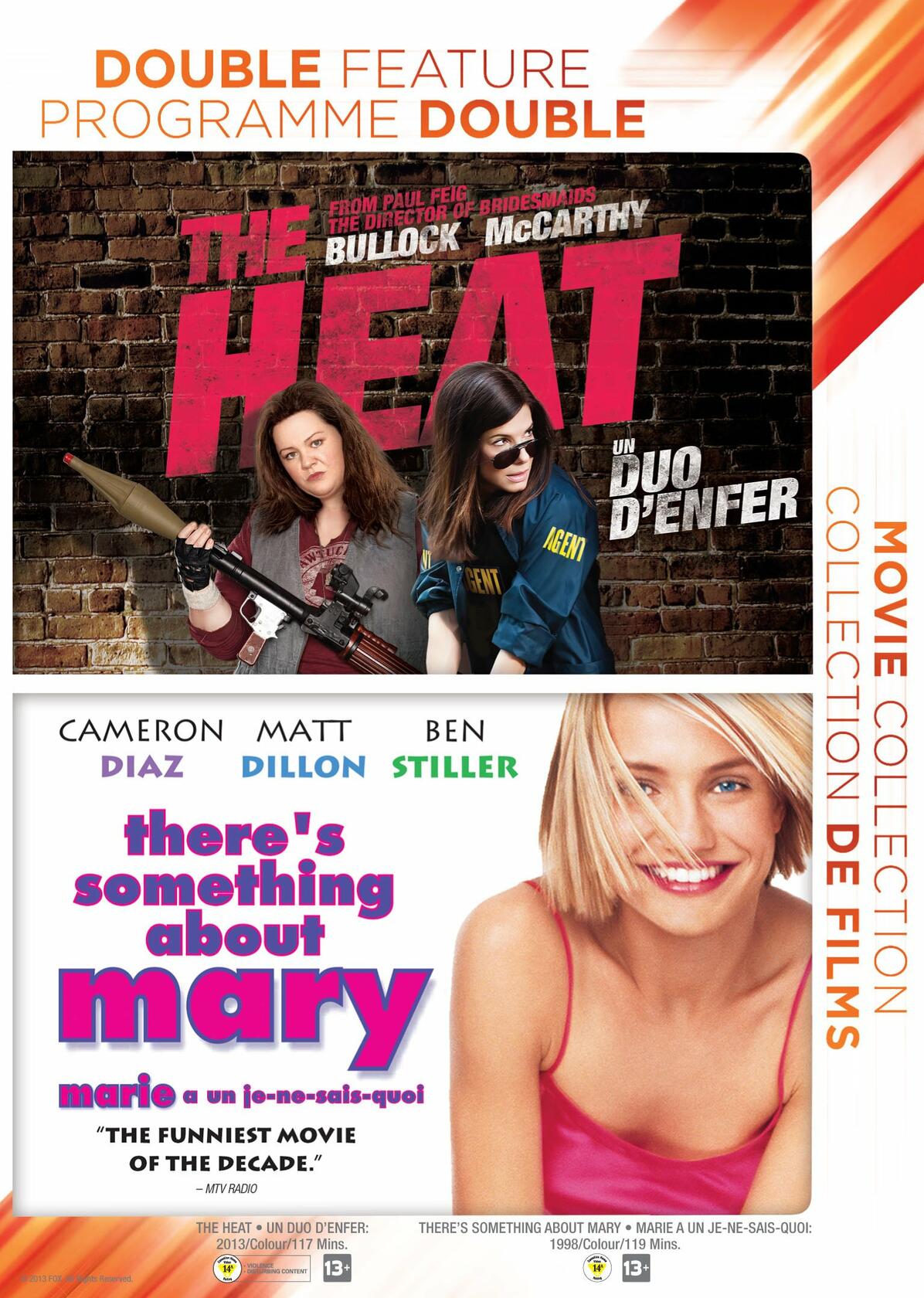 The Heat / There's Something About Mary (Double Feature) (Bilingual) [DVD]