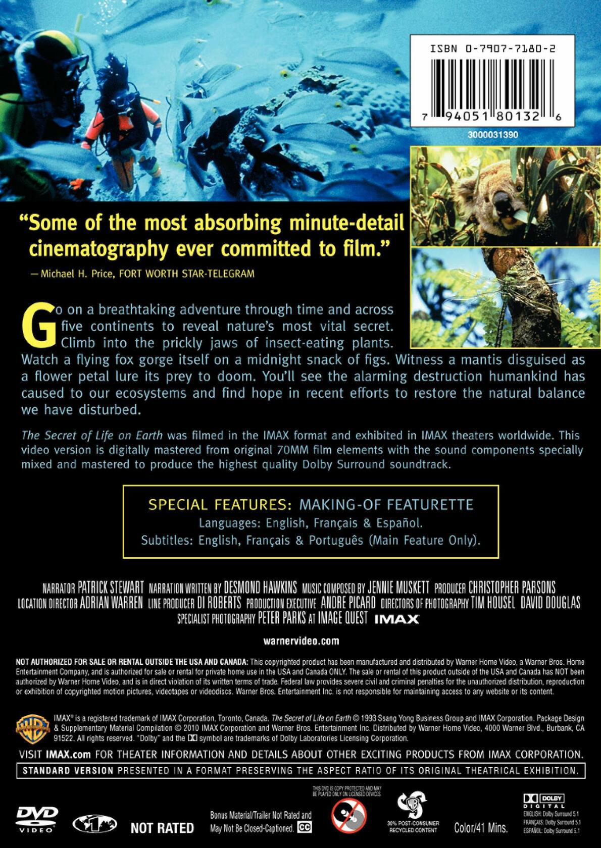 The Secret of Life on Earth (Full Screen) IMAX [DVD]
