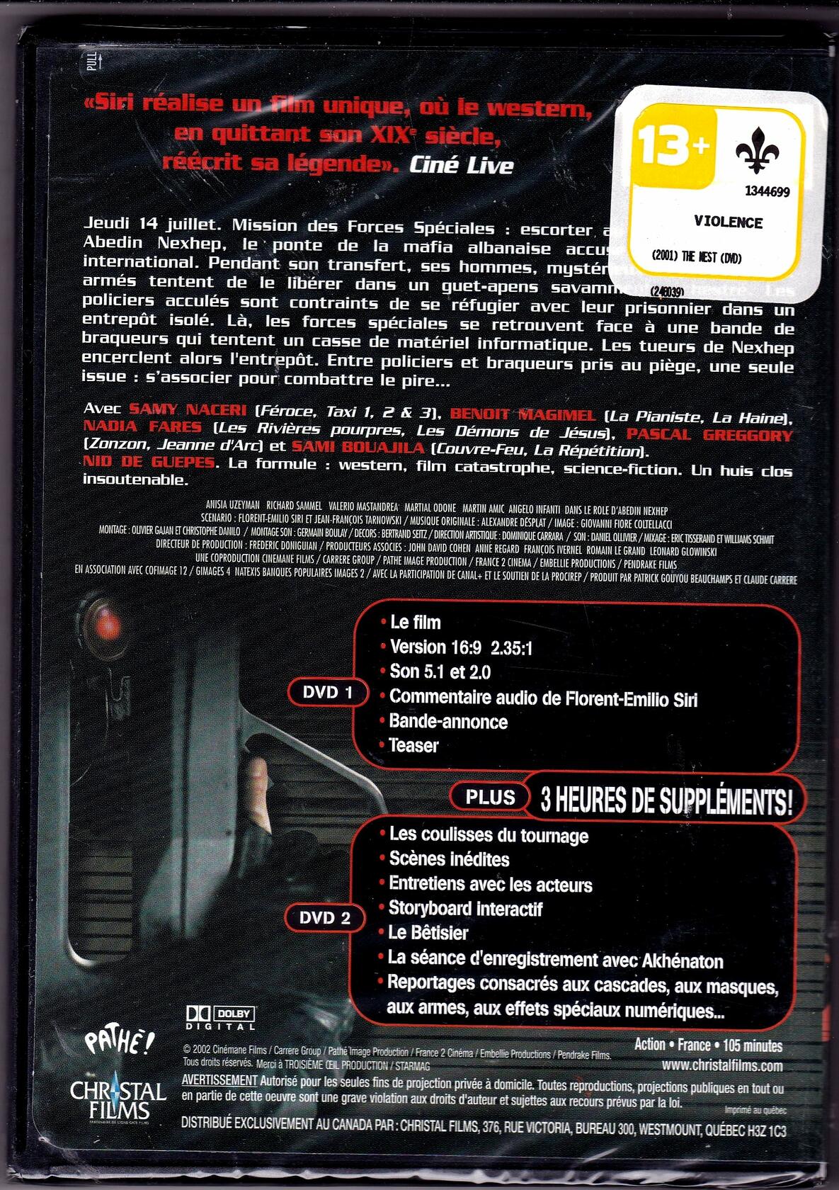 Nid De Guepes [DVD] - Very Good