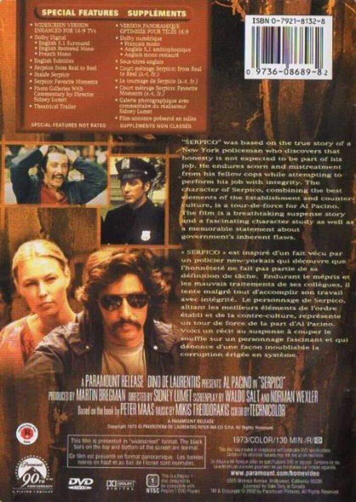 Serpico (Widescreen) [DVD] - Very Good
