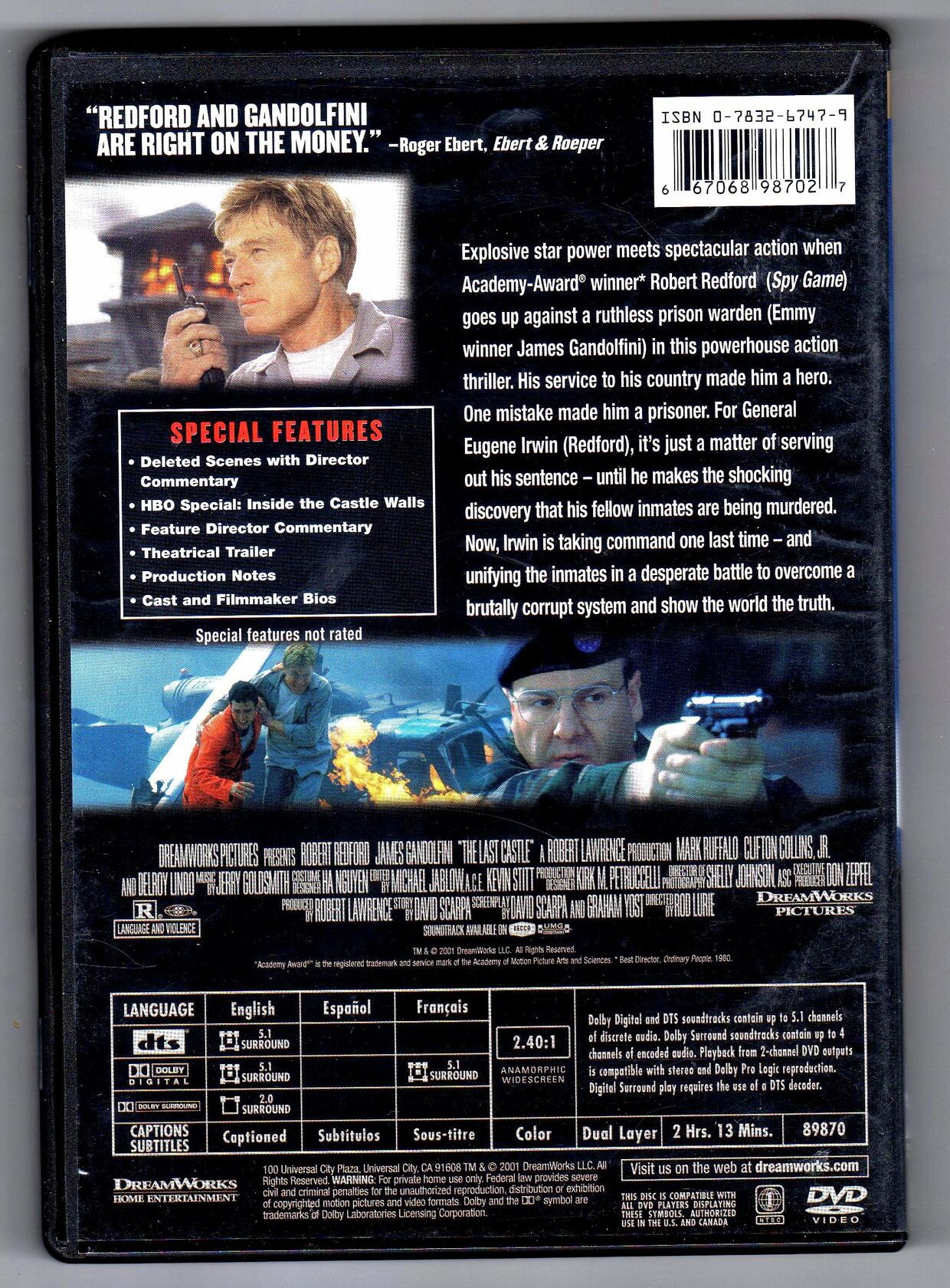 The Last Castle (2001) (Bilingual) [Import] [DVD] - Very Good